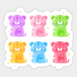 Tiger Gummy Candy Sticker